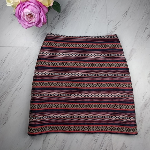 LOFT Dresses & Skirts - NWOT Loft Multicolored Skirt SZ 4P